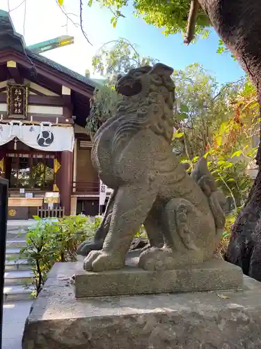 稲毛神社の狛犬