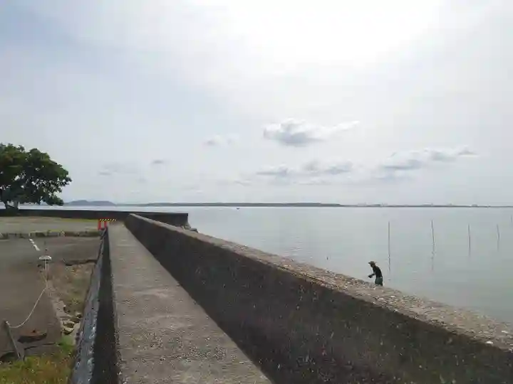 女河八幡宮の周辺