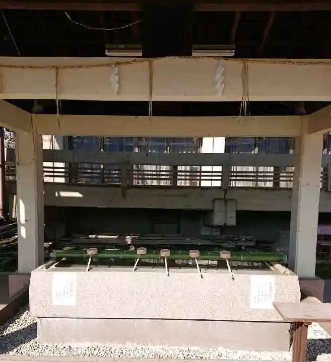 熊本縣護國神社の手水舎