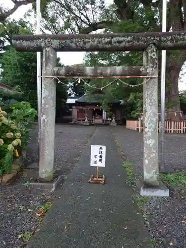 伊勢神明社の鳥居