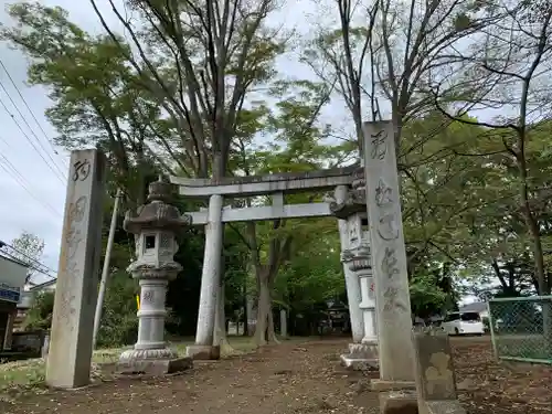 沓掛香取神社の鳥居