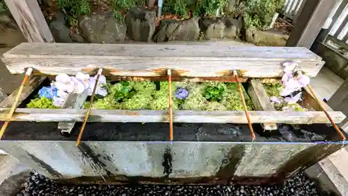 検見川神社の手水舎