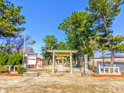 川口神社の鳥居