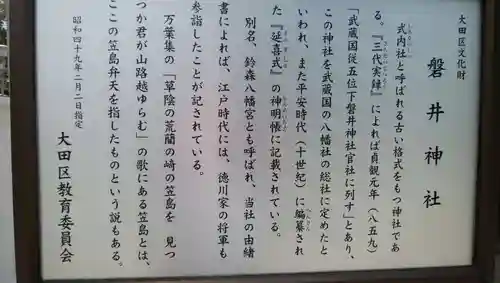 磐井神社の歴史