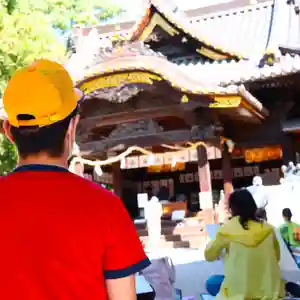 三津厳島神社の本殿・本堂(2021年10月02日(土) 06時22分32秒投稿)
