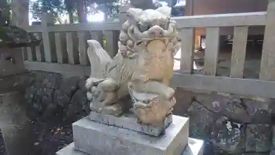 野中春日神社の狛犬