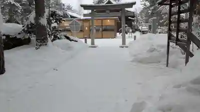 旭川天満宮の庭園