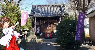 王子白髭神社の本殿・本堂