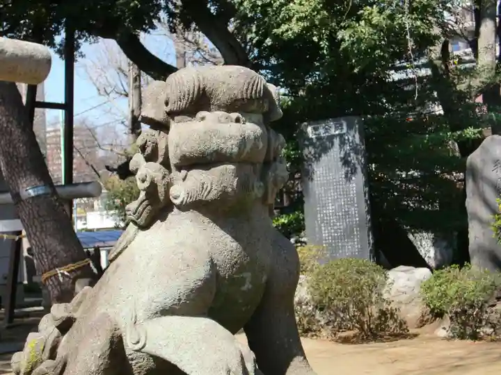 栗原氷川神社の狛犬