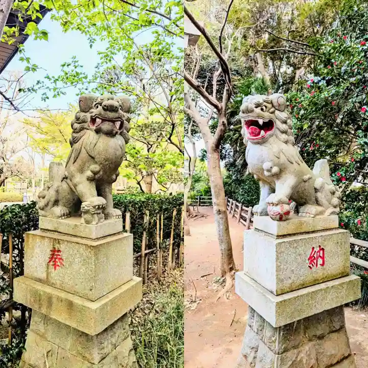 飯綱神社の狛犬