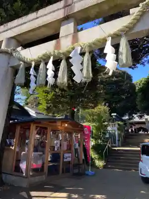 太子堂八幡神社の鳥居