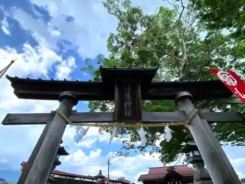 健速神社の鳥居