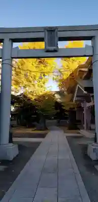 青砥神社の鳥居