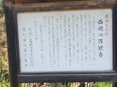 西場の百観音（勧行寺跡）(栃木県)