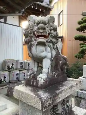 御嶽神社茅萱宮の狛犬