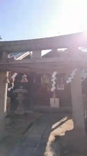 小山産土神社の鳥居