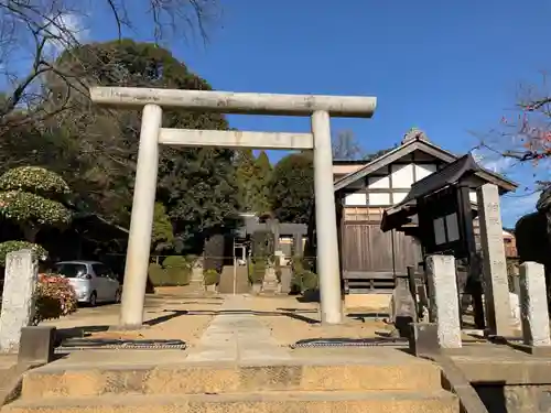 池辺杉山神社の鳥居