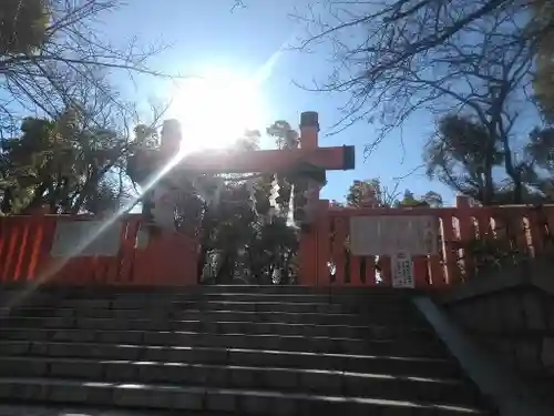 難波大社　生國魂神社の鳥居
