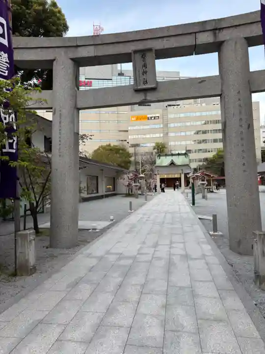 警固神社の鳥居