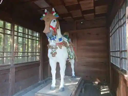 穂高神社本宮の狛犬