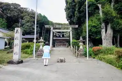 五社神社の鳥居