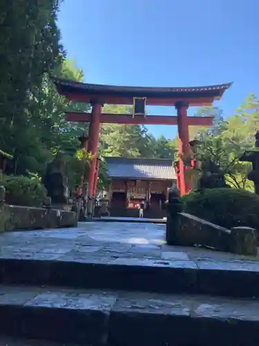 北口本宮冨士浅間神社の鳥居