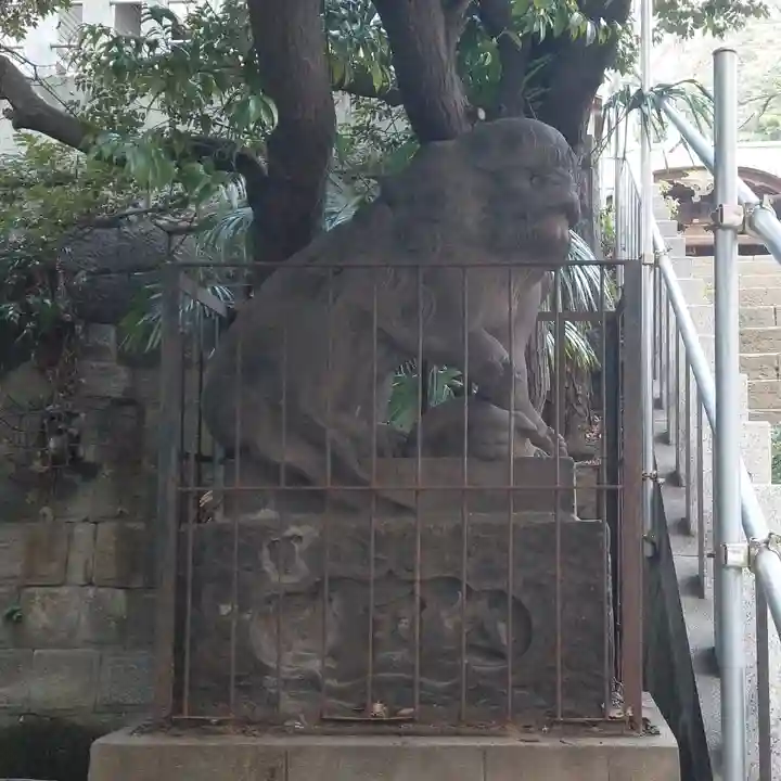 御田八幡神社の狛犬