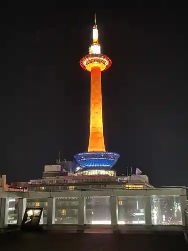 たわわちゃん神社(京都タワー)の景色