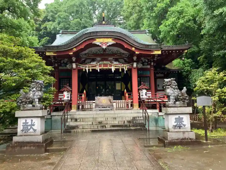 中野氷川神社の本殿・本堂