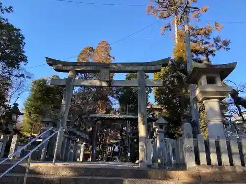 針綱神社の鳥居