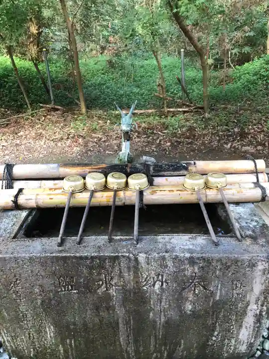 息栖神社の手水舎