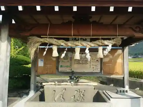 上田八幡神社の手水舎