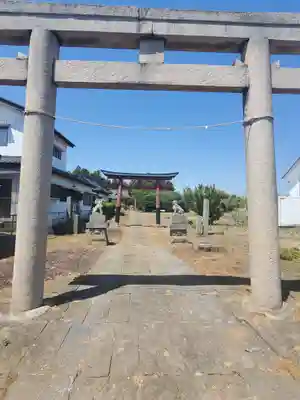 雷電神社の鳥居