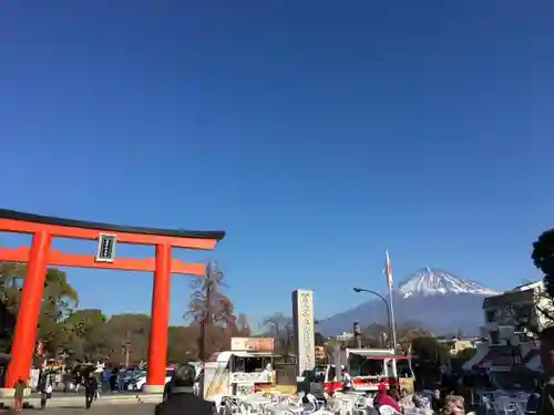 富士山本宮浅間大社の鳥居