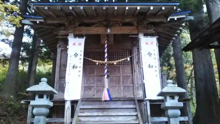 温泉神社の本殿