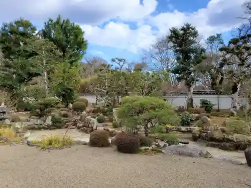 長明寺の庭園