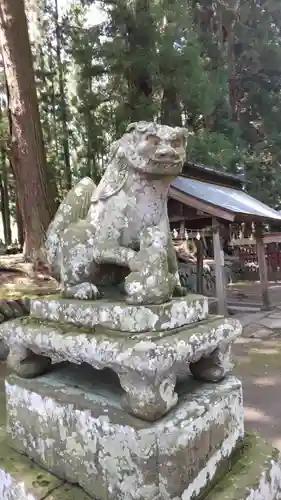 都々古別神社(八槻)の狛犬