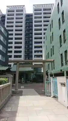 宮益御嶽神社の鳥居