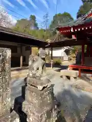 萩尾稲荷神社の狛犬