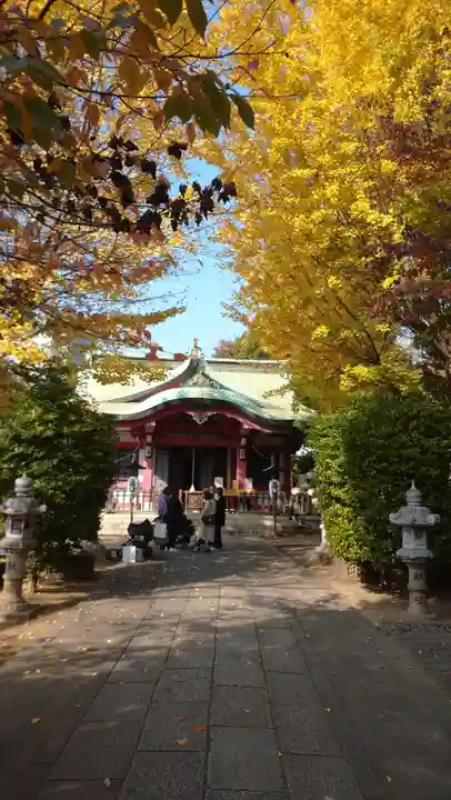市谷亀岡八幡宮の本殿・本堂