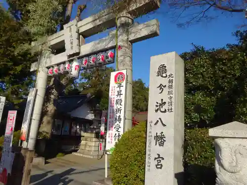 亀ケ池八幡宮の鳥居