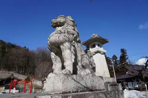 福島縣護國神社の狛犬