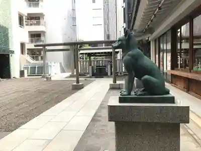 宮益御嶽神社の狛犬