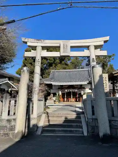 水堂須佐男神社の鳥居