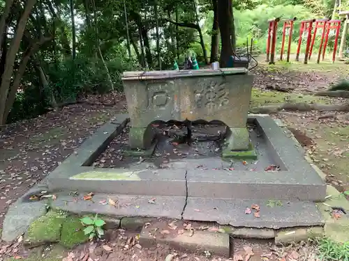 新田神社の手水