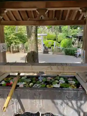 鳩森八幡神社の手水舎