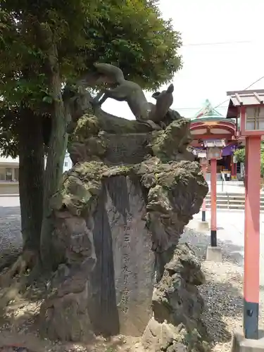 千住神社の狛犬