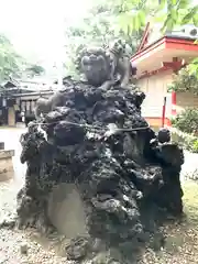 前原御嶽神社の狛犬