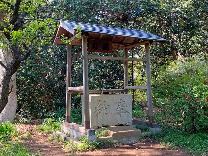 大庭神社の手水舎