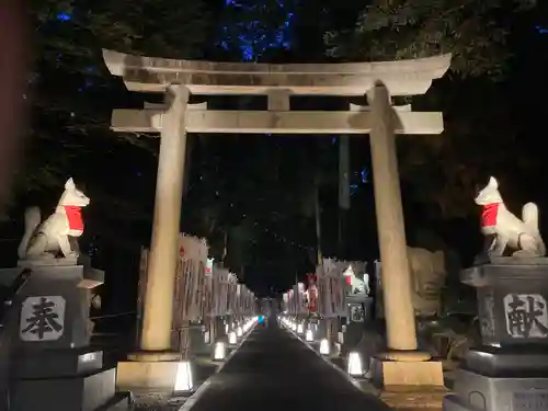 豊川閣　妙厳寺の鳥居